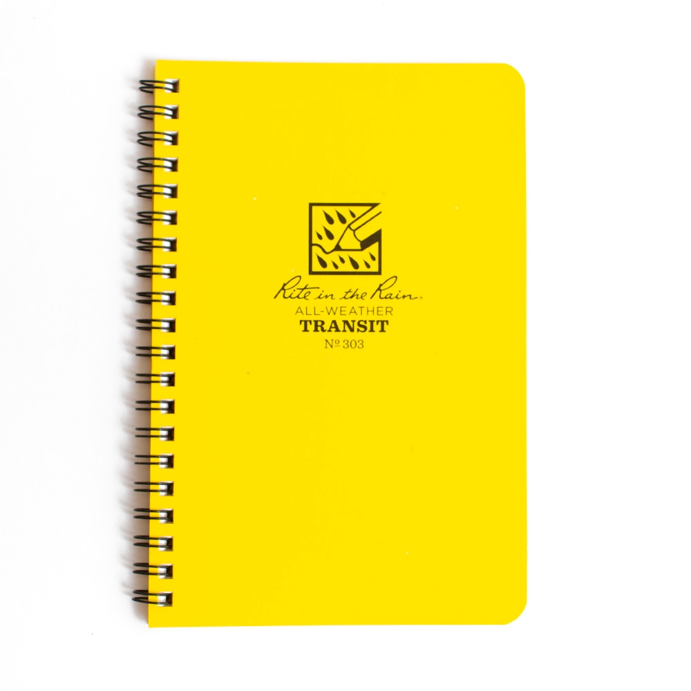 Rite in the Rain, Yellow, Spiral, Art & School, Cover, Transit, Field Pages, 961